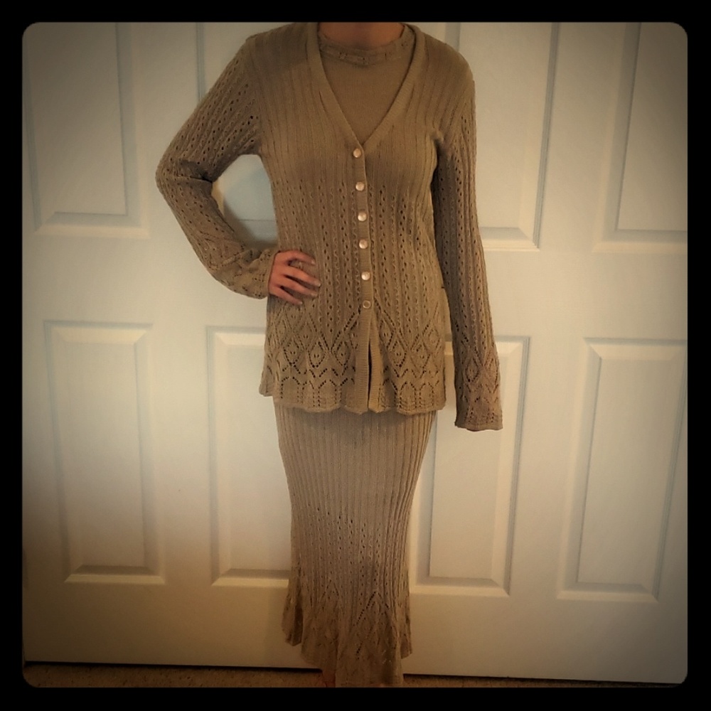 3 piece sweater dress from Japan